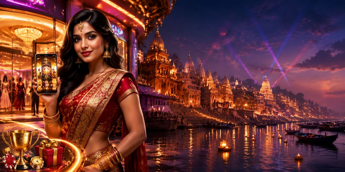 Varanasi ghat with VIP bonus promotional visual